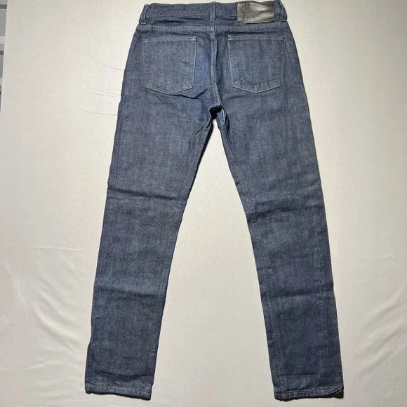 Naked & Famous Weird Guy Jeans Mens 32 Selvedge Denim Button Fly Indigo 32x33 - Picture 2 of 16